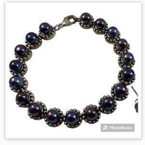 Honora sterling silver Cultured pearl bracelet